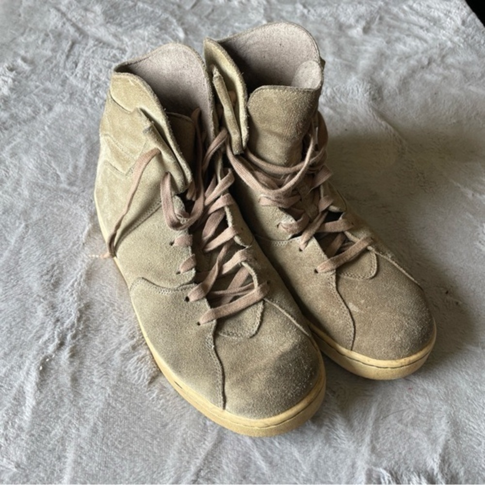 Nike air Jordan Westbrook Tan Suede High-Top Sneakers size 10